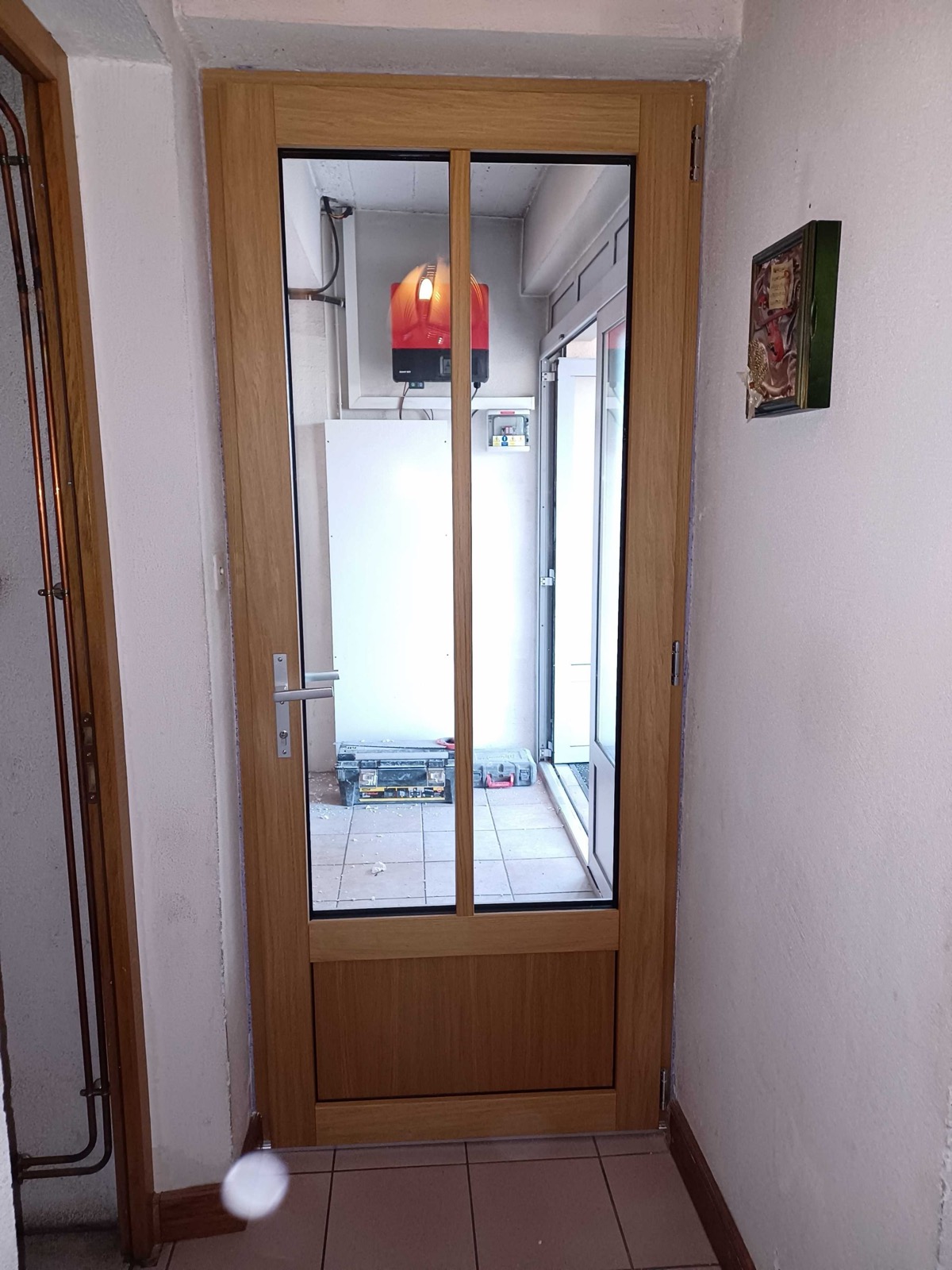 Porte d'entrée — vue intérieure