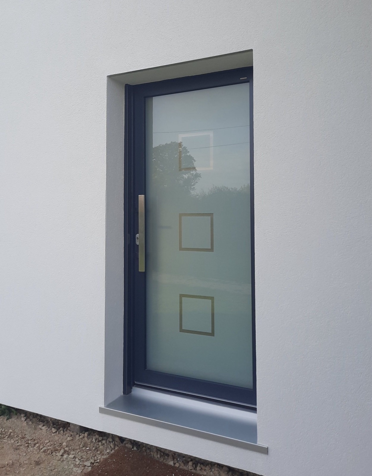 Porte d'entrée Internorm en pose