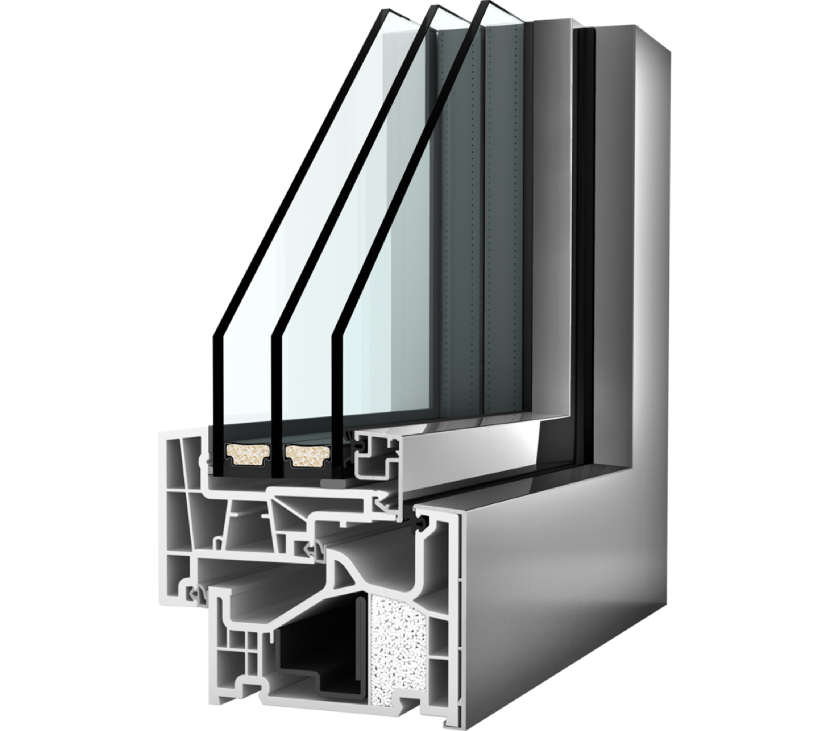 Internorm KF 510 — PVC-Aluminium